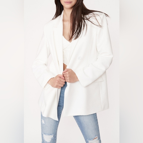 12. NWT BARDOT MAISON SPLIT BACK BLAZER - Picture 2 of 10